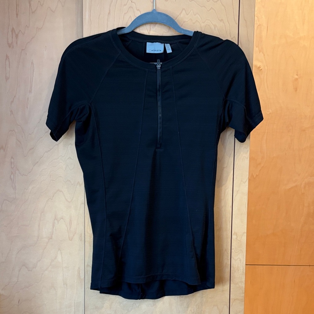 Athleta Black Short Sleeve Tee